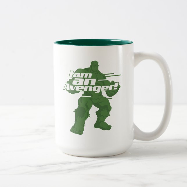 Avengers Classics | Hulk "I Am" Graphic Two-Tone Coffee Mug (Right)