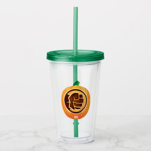 Avengers Classics  Hulk Jack_o_lantern Acrylic Tumbler