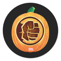 Avengers Classics | Hulk Jack-o'-lantern Classic Round Sticker