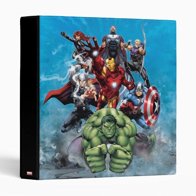 Avengers Classics | Hulk Leading Avengers 3 Ring Binder (Front/Spine)