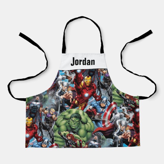 Avengers Classics | Hulk Leading Avengers Apron (Front)