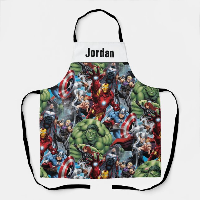 Avengers Classics | Hulk Leading Avengers Apron (Front)