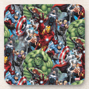 Avengers Classics Hulk Leading Avengers Beverage Coaster