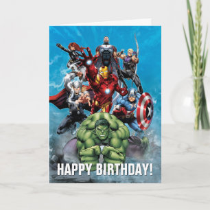 Avengers Classics Hulk Leading Avengers Card