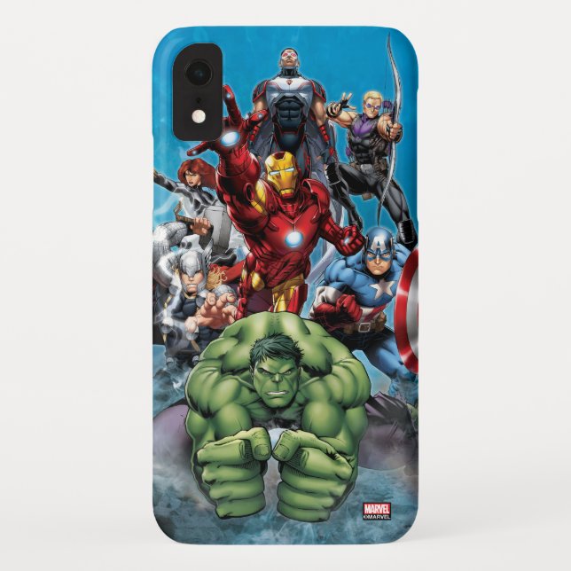 Avengers Classics | Hulk Leading Avengers Case-Mate iPhone Case (Back)