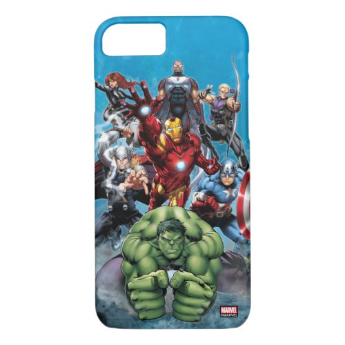 Avengers Classics  Hulk Leading Avengers iPhone 87 Case