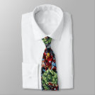 Avengers Classics | Hulk Leading Avengers Neck Tie Avengers Classics | Hulk Leading Avengers Neck Tie
