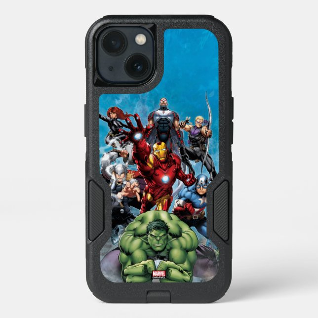 Avengers Classics | Hulk Leading Avengers Otterbox iPhone Case (Back)