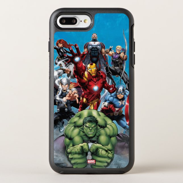 Avengers Classics | Hulk Leading Avengers Otterbox iPhone Case (Back)
