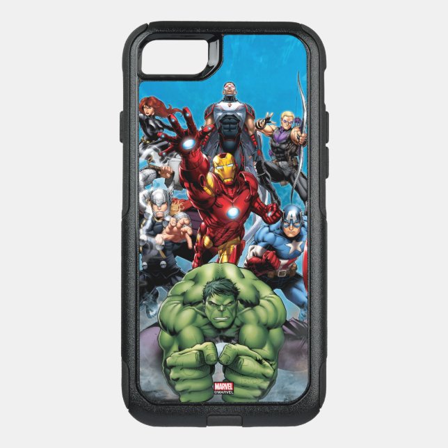 Avengers Classics | Hulk Leading Avengers Otterbox iPhone Case (Back)