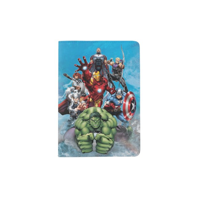 Avengers Classics | Hulk Leading Avengers Passport Holder (Front)