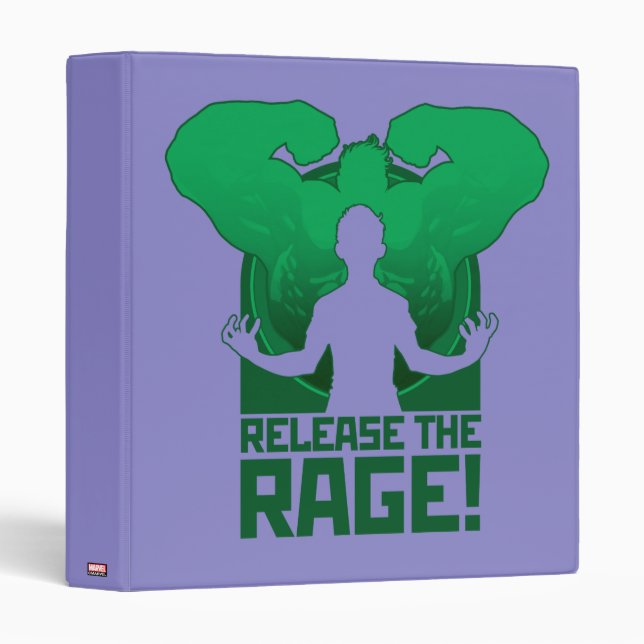 Avengers Classics | Hulk "Release The Rage" 3 Ring Binder (Front/Spine)