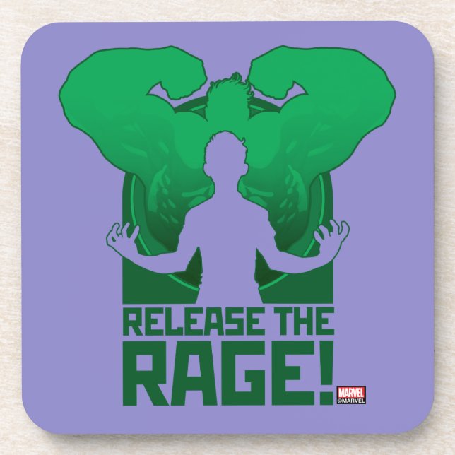 Avengers Classics | Hulk "Release The Rage" Beverage Coaster (Front)