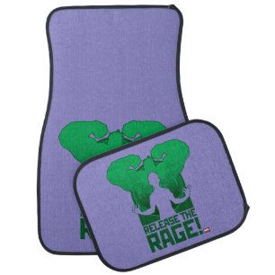 Avengers Classics Hulk "Release The Rage" Car Floor Mat