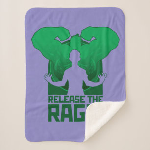 Avengers Classics Hulk "Release The Rage" Sherpa Blanket