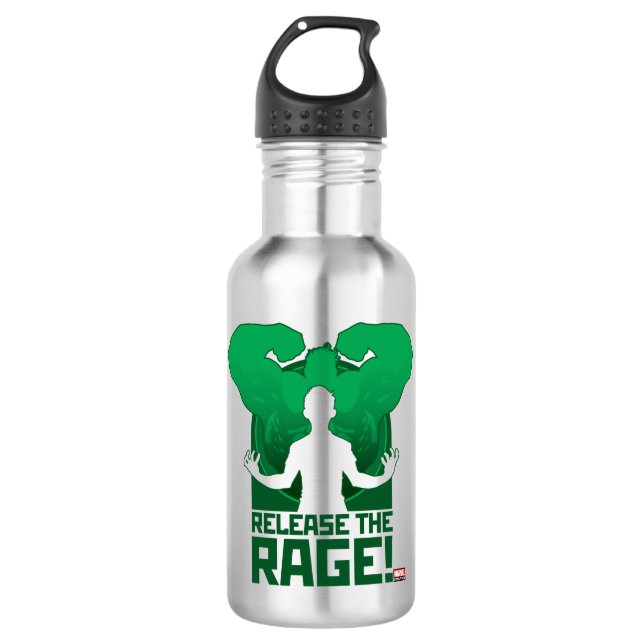 Avengers Classics | Hulk "Release The Rage" Stainless Steel Water Bottle (Front)