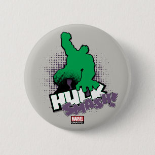 Avengers Classics   Hulk Smash Outline Graphic Button