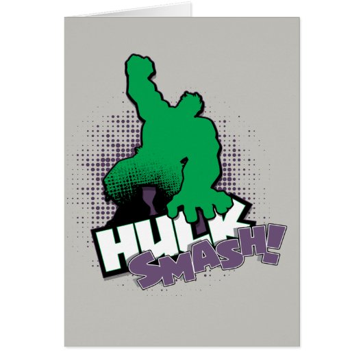Avengers Classics | Hulk Smash Outline Graphic Cards (Front)