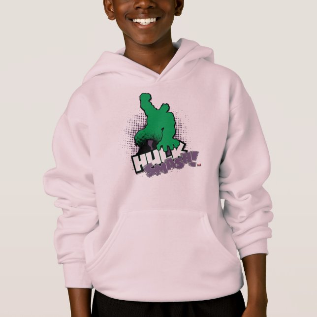 Avengers Classics | Hulk Smash Outline Graphic Hoodie (Front)
