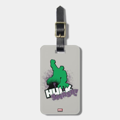 Avengers Classics  Hulk Smash Outline Graphic Luggage Tag