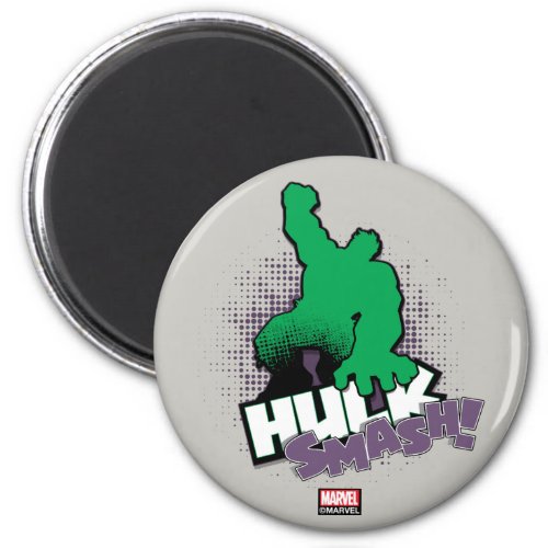 Avengers Classics  Hulk Smash Outline Graphic Magnet