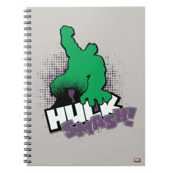 Avengers Classics | Hulk Smash Outline Graphic Notebook by avengersclassics at Zazzle