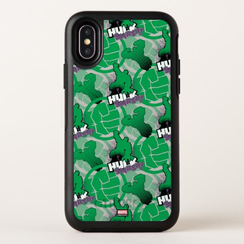 Avengers Classics  Hulk Smash Outline Graphic OtterBox Symmetry iPhone X Case