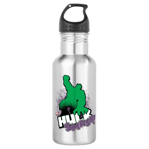 Avengers Classics  Hulk Smash Outline Graphic Stainless Steel Water Bottle