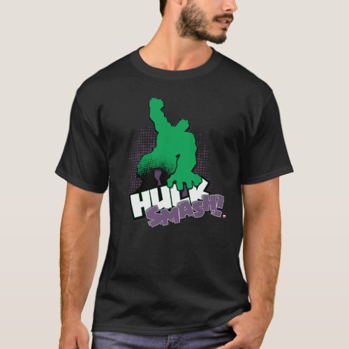 Avengers Classics  Hulk Smash Outline Graphic T_Shirt