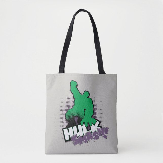 Avengers Classics | Hulk Smash Outline Graphic Tote Bag (Front)