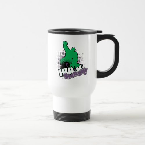 Avengers Classics  Hulk Smash Outline Graphic Travel Mug