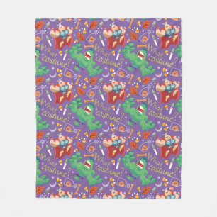 Avengers Classics Hulk & Thor Halloween Pattern Fleece Blanket