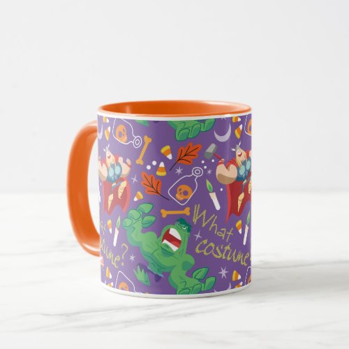 Avengers Classics  Hulk  Thor Halloween Pattern Mug