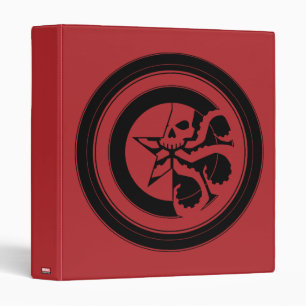 Avengers Classics   Hydra Captain America Shield 3 Ring Binder