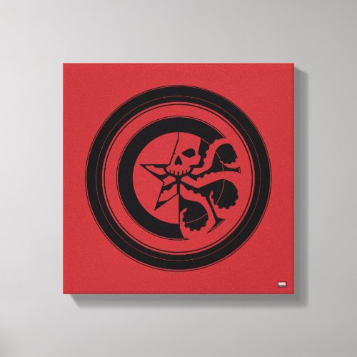 Avengers Classics  Hydra Captain America Shield Canvas Print