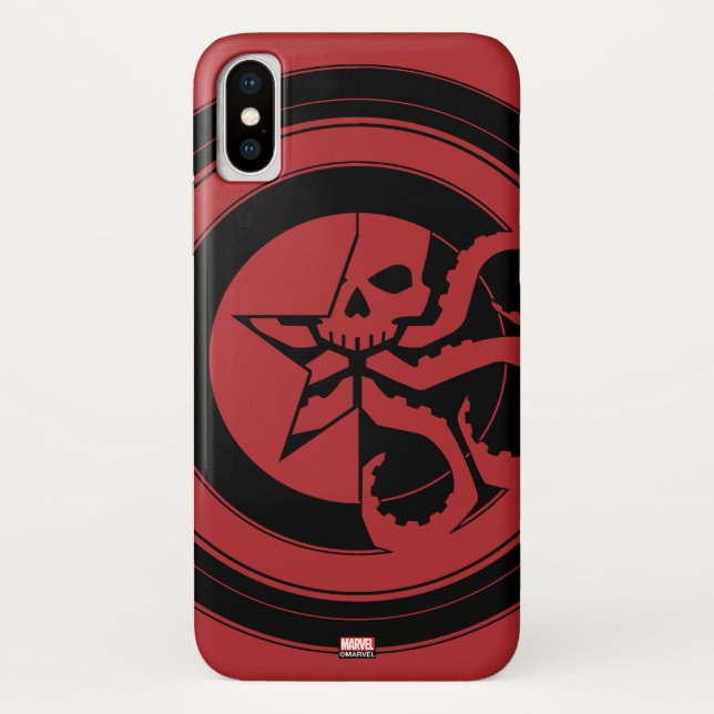 Avengers Classics | Hydra Captain America Shield Case-Mate iPhone Case (Back)