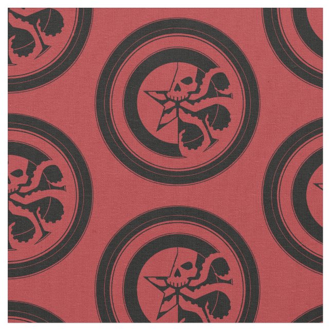 Avengers Classics | Hydra Captain America Shield Fabric (Close Up)