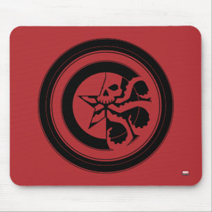 Avengers Classics   Hydra Captain America Shield Mouse Pad