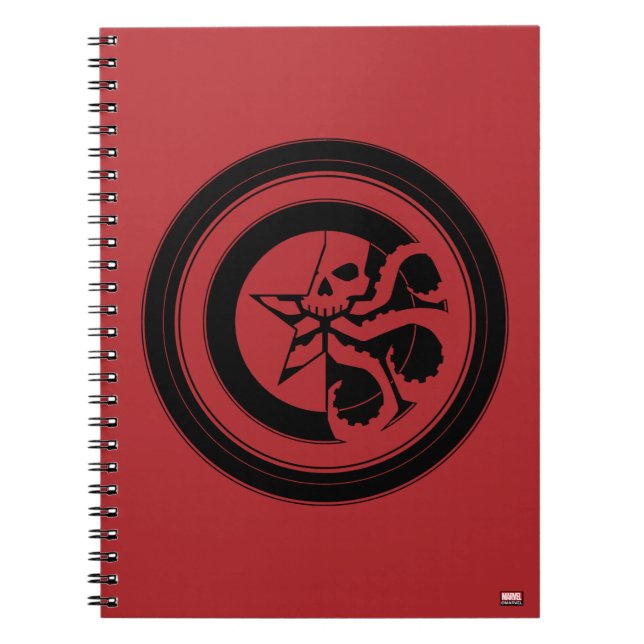 Avengers Classics | Hydra Captain America Shield Notebook (Front)