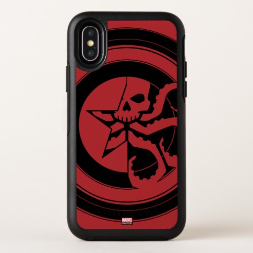 Avengers Classics  Hydra Captain America Shield OtterBox Symmetry iPhone X Case