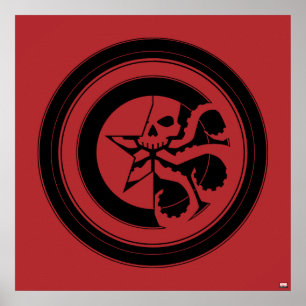Avengers Classics   Hydra Captain America Shield Poster