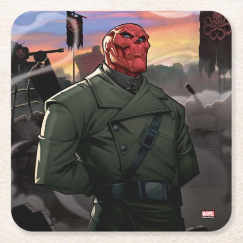 Avengers Classics  Hydra General Red Skull Square Paper Coaster