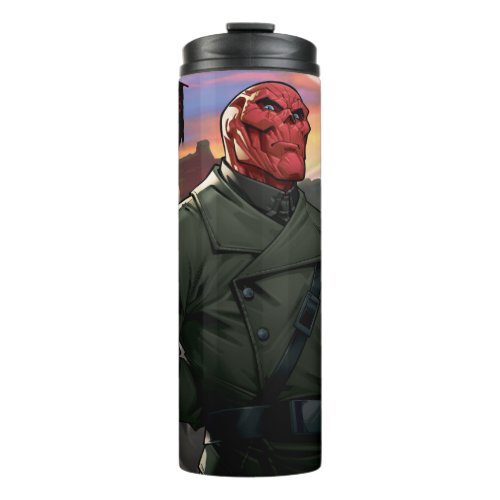 Avengers Classics  Hydra General Red Skull Thermal Tumbler