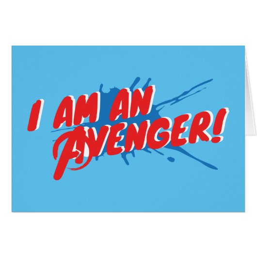 Avengers Classics | "I Am An Avenger" Graphic Cards (Front Horizontal)