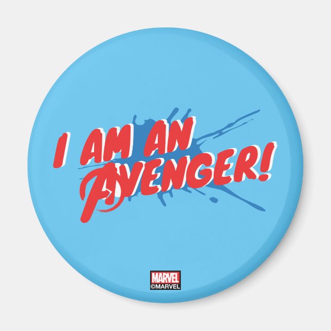 Avengers Classics | "I Am An Avenger" Graphic Magnet (Front)