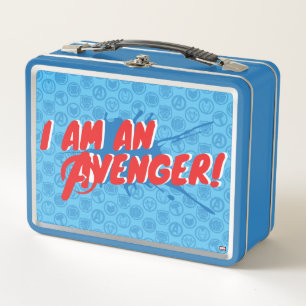 Avengers Classics "I Am An Avenger" Graphic Metal Lunch Box