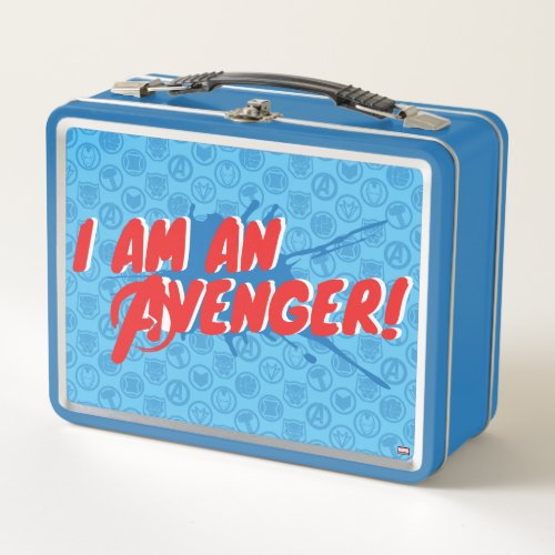 Avengers Classics  I Am An Avenger Graphic Metal Lunch Box