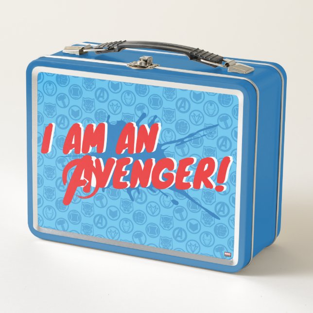 Avengers Classics | "I Am An Avenger" Graphic Metal Lunch Box (Front)