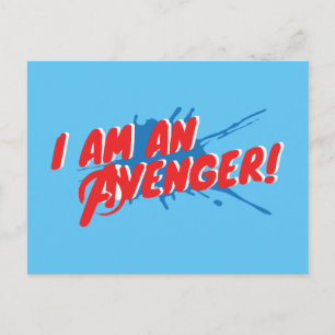 Avengers Classics "I Am An Avenger" Graphic Postcard