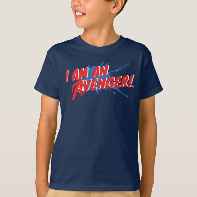 Avengers Classics | "I Am An Avenger" Graphic T-Shirt (Front)